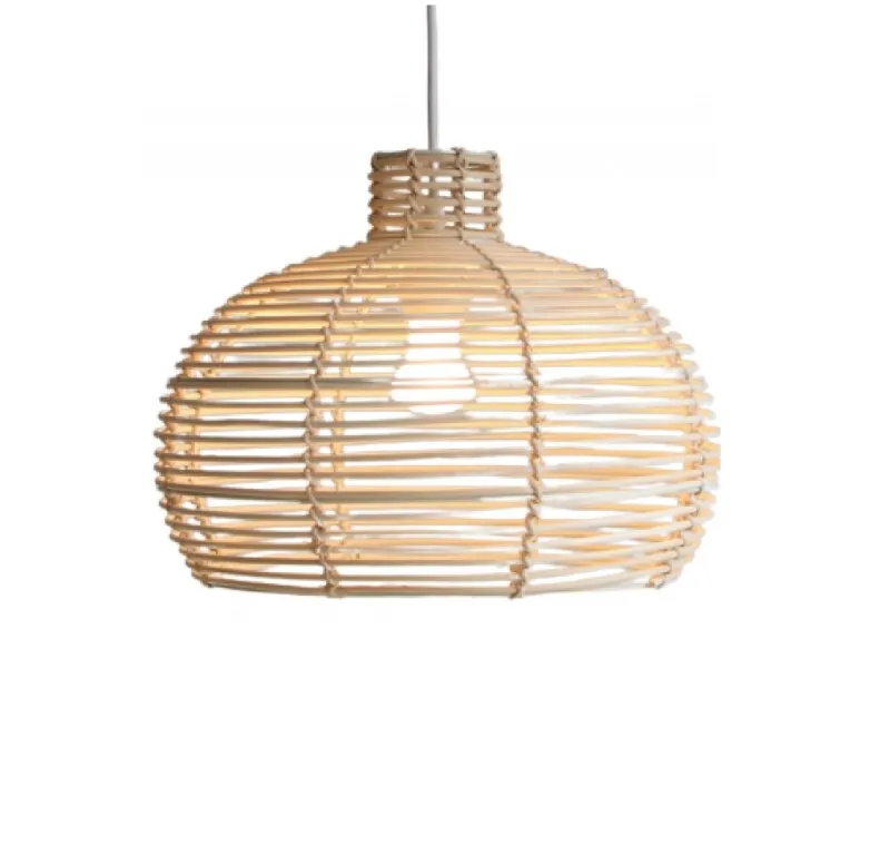 Iluminación Colgante en Rattan en Madera natural - Lámparas colgantes, Uruguay | Finkel