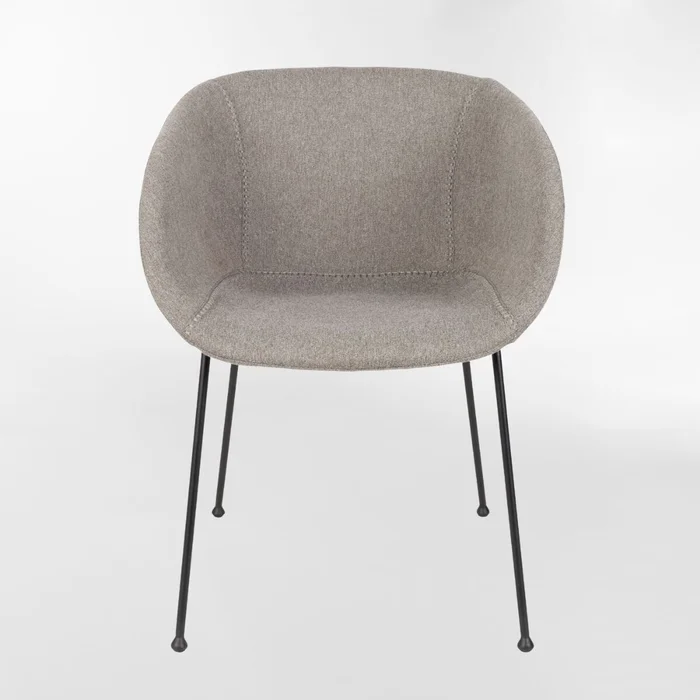 Poltrona FESTON Gris en Gris - Butacas, banquetas y puffs, Uruguay | Viasono, vista 2
