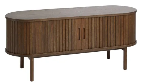 Mueble TV LYNGVIG 120cm 2 puertas persia roble osc en Marrón - Muebles para TV, Uruguay | JYSK