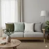 ALMOHADON DE PANA 45x45CM VERDE MINT en Verde - Textiles, Uruguay | Decohogar, vista 3 de 3