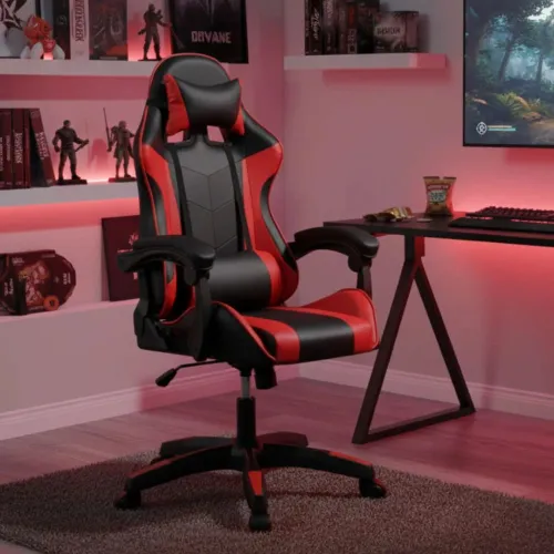 Silla Gamer Gaming Reclinable - Rojo en Rojo - Sillas de escritorio, Uruguay | Ecowood