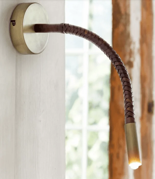 L. PARED FLEXI VINTAGE BRASS en Dorado - Iluminación, Uruguay | Masinfinito Casa, vista 3