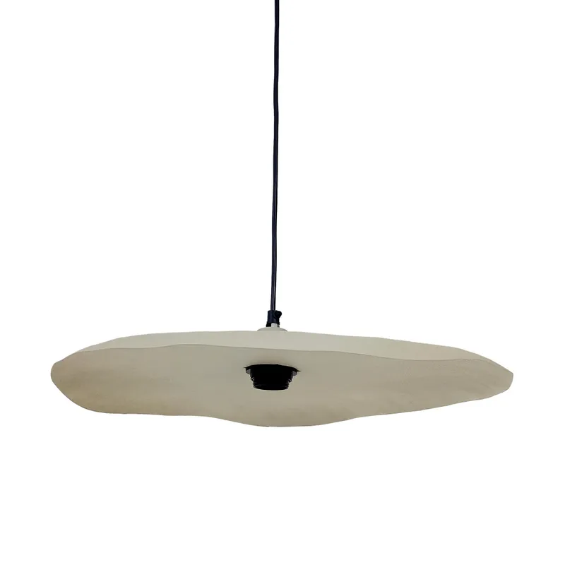 Lámpara de techo Metal Natural/beige Vml-13832 Crudo en Beige - Lámparas colgantes, Uruguay | Le Blanc