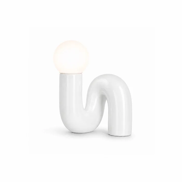 Luminaria de Mesa Loop - White en Blanco - Lámparas de mesa, Uruguay | Samic