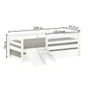 Cama marinera 1 Plaza Infantil - Blanco en Blanco - Dormitorio, Uruguay | Ecowood, vista 4 de 5