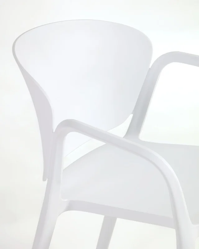 Silla 100% de exterior Ania - blanco en Blanco - Sillas, Uruguay | Kavehome, vista 3