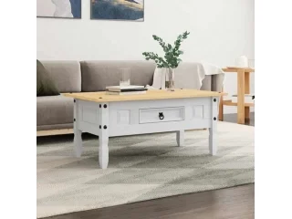 Mesa Ratona 1 cajon Cera/Blanco LINEA CORONA MADERA en Cera y Cera/blanco - Mesas de living, Uruguay | Quesal, vista 6