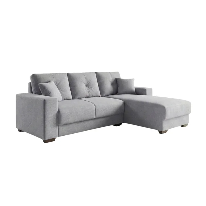 Sillón 3 cuerpos con Chaise Izquierdo - Toronto - Gris en Gris - Sillones y sofás, Uruguay | Ecowood, vista 2