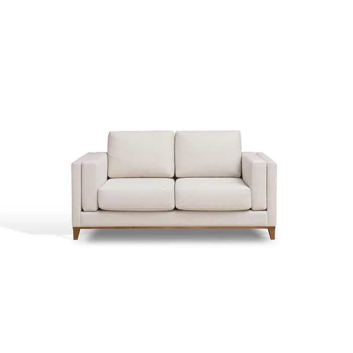 Sillón 2 Cuerpos Tela-premium Blanco Luxor Premium Easy Clean Hueso en Beige - Sillones y sofás, Uruguay | Divino, vista 2