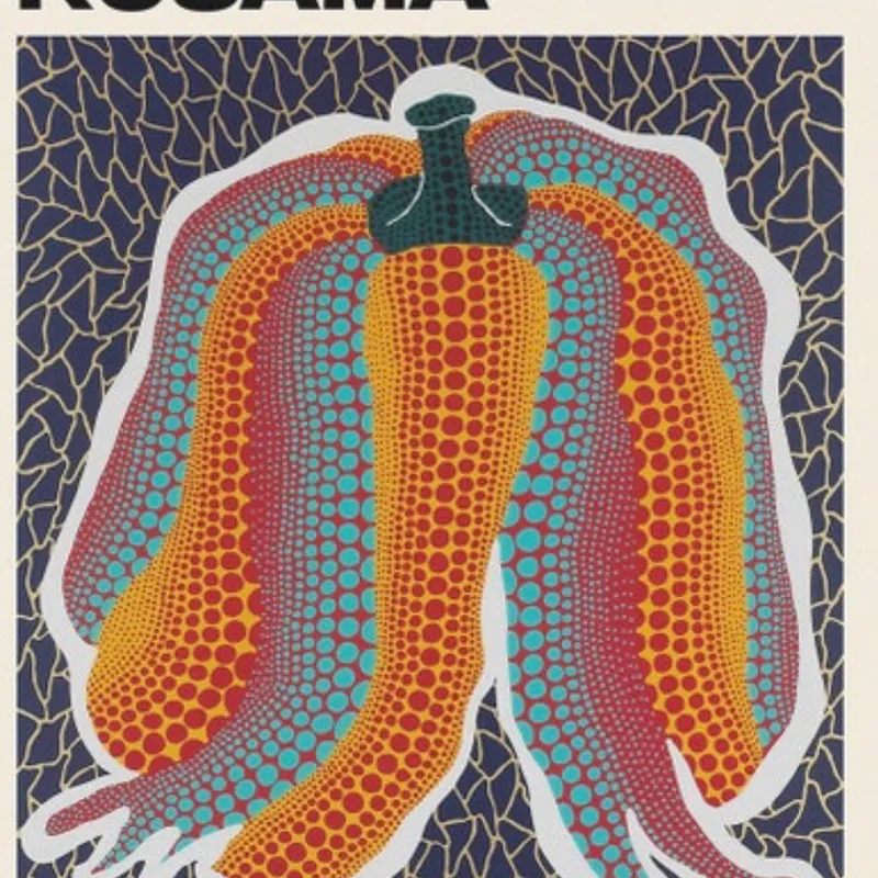 Yayoi kusama en Multicolor - Láminas, Uruguay | Mara Estudio