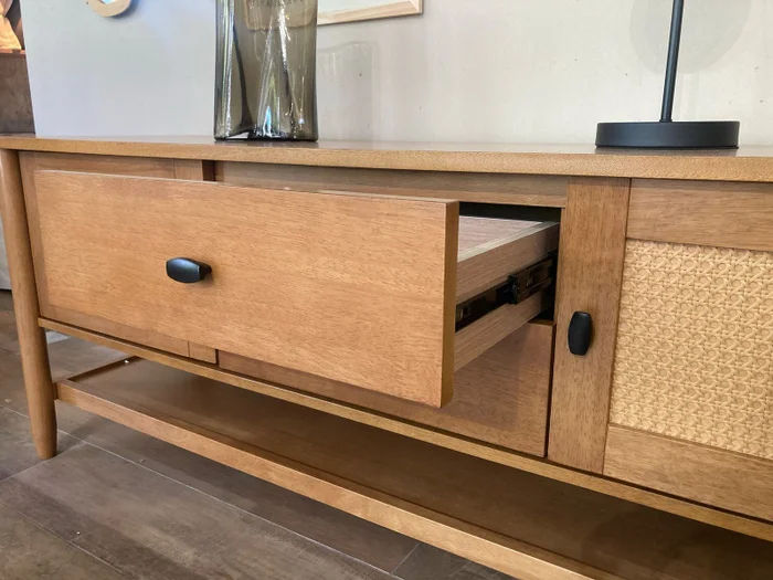 Rack Toulouse 150cm – Madera Natural de Gomero en Madera natural - Muebles para TV, Uruguay | Berna Home, vista 7