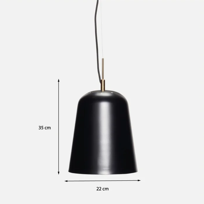 Luminaria Theo - Negra en Negro - Lámparas colgantes, Uruguay | Walnut, vista 4