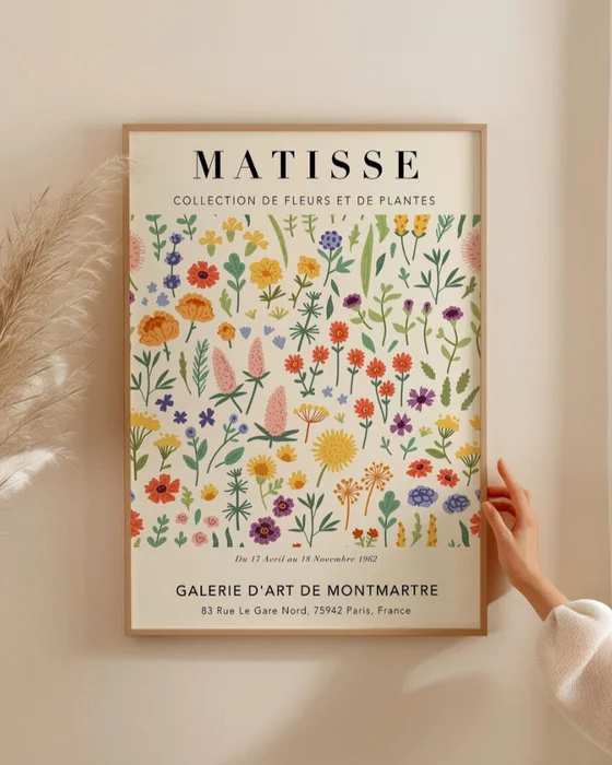 Matisse - Floral N.01 en Multicolor - Láminas, Uruguay | La Cuadrería, vista 3