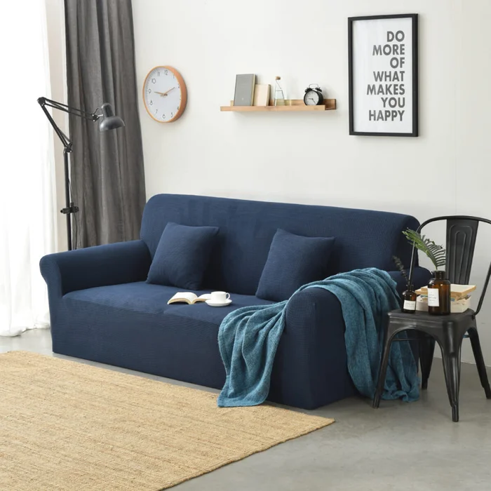 Funda sillón 3 cuerpos lisa - azul en Azul - Textiles, Uruguay | Buho Store, vista 2