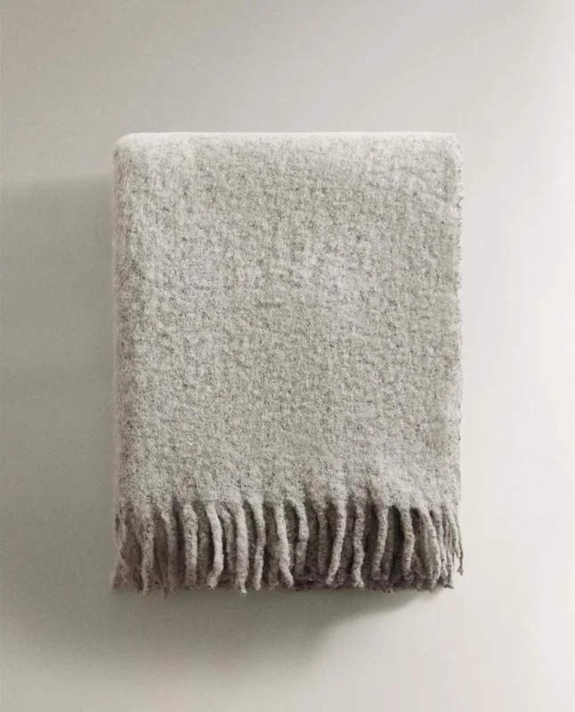 MANTA LANA en Gris - Textiles, Uruguay | Zara Home, vista 5
