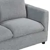 Sofá 2 Cuerpos Tela Gris Amsterdam en Gris - Sillones y sofás, Uruguay | Divino, vista 4 de 7