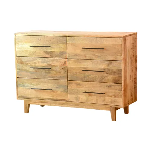 A-18V Cómoda 130x40x90 en Madera natural - Cómodas, Uruguay | Victoriana