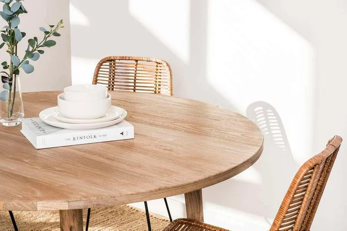 MESA COMEDOR NORDICA - OLMO NATURAL - 1.20 MTS en Madera natural - Mesas de comedor, Uruguay | La Iberica, vista 20
