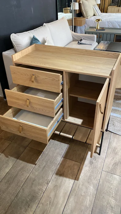 Comoda Multifuncional – Olmo en Madera natural - Cómodas, Uruguay | Berna Home, vista 7