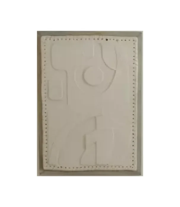 CUADRO ARTERIORS CON COSTURA 98X72CM en Beige - Espejos, Uruguay | Masinfinito Casa