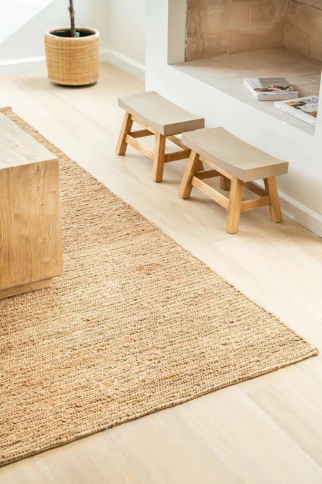 ALFOMBRA DE YUTE NATURAL - 3.50 X 2.50 MTS en Madera natural - Alfombras, Uruguay | La Iberica, vista 8