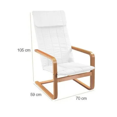 Promo 2 Sillones Flex - Natural en Blanco - Butacas, banquetas y puffs, Uruguay | La Cueva Muebles, vista 6