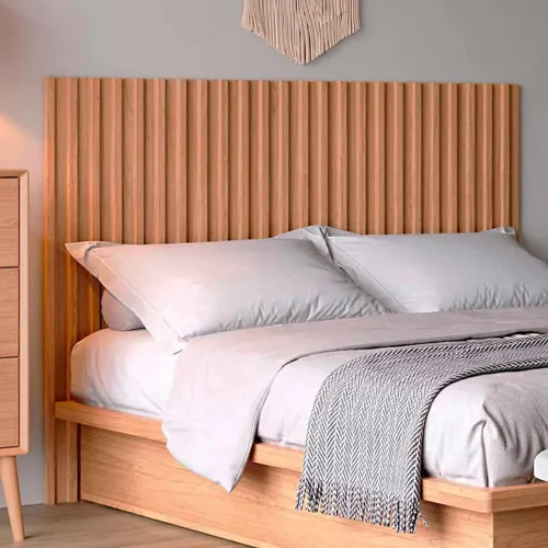 Respaldo de Cama Julieta Cabecera 168cm con Listones de Madera - Respaldos de cama, Uruguay | Balton