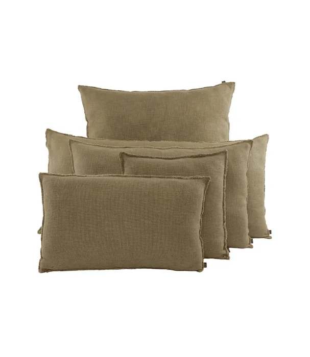 ALMOHADON CALIFORNIA LINO en Marrón - Textiles, Uruguay | Más Infinito Casa