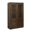 Cristalero 4 Puertas Canela en Marrón - Muebles para TV, Uruguay | Nario Hogar, vista 2 de 2
