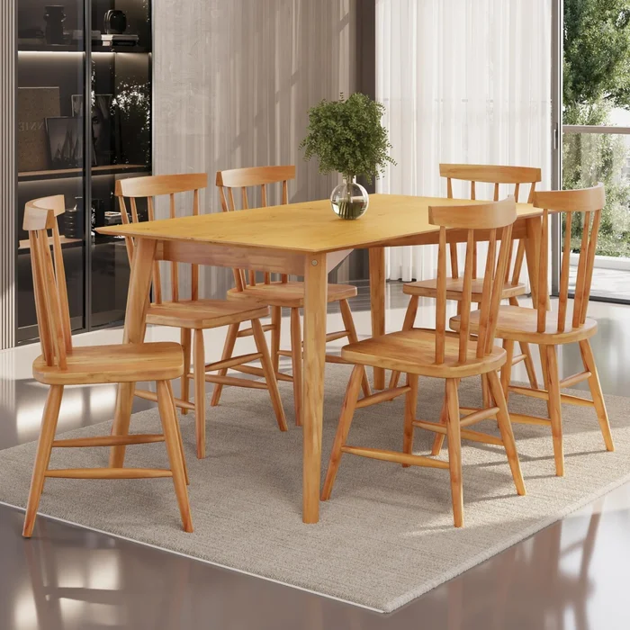 Mesa de comedor Livie 160 cm - Udine - Natural en Madera natural - Mesas de comedor, Uruguay | Rústico Hogar, vista 3