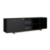 Rack Cuenca en Negro - Muebles para TV, Uruguay | Palermo Casa Deco, vista 4 de 4