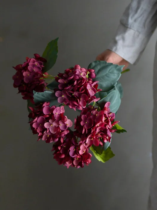 Tallo Hortensia rojo en Rojo - Decoración, Uruguay | Martinika Deco