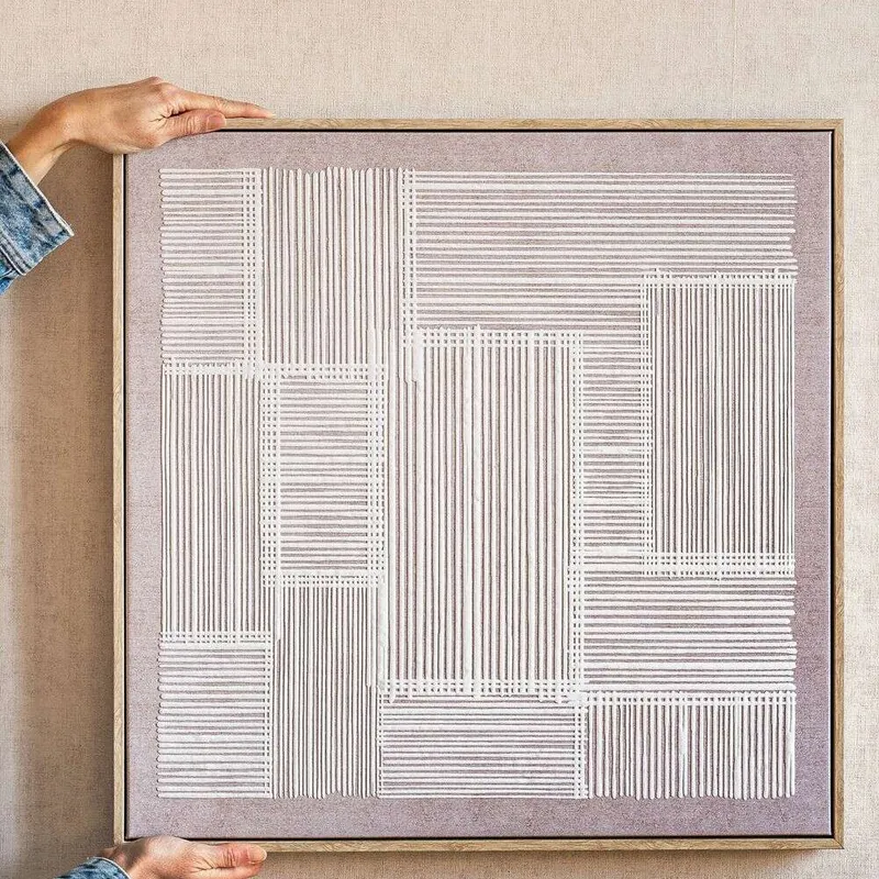 CUADRO OPTICAL - LINOS 1 - 60 X 60 - Decoración de pared, Uruguay | La Iberica