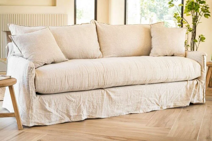 SILLON ALMA LINO CRUDO - 2.30 MTS en Beige - Sillones y sofás, Uruguay | La Iberica, vista 5
