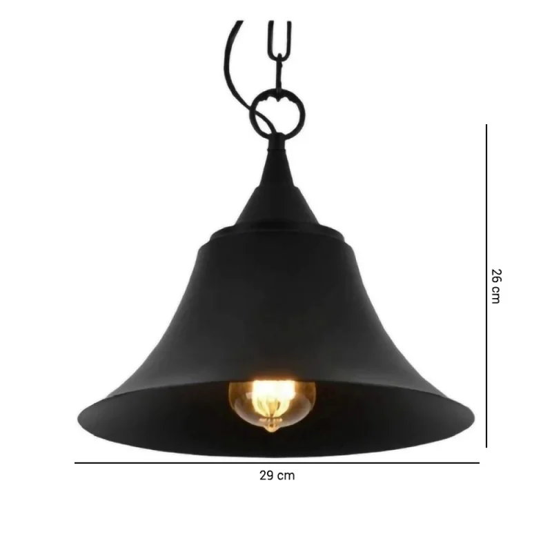 Lámpara de techo Colgante Spain en Negro - Lámparas colgantes, Uruguay | Serlux, vista 5