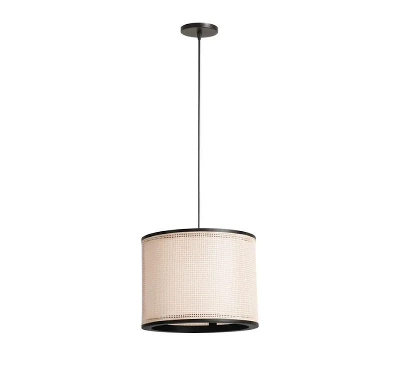 Lampara Colgante Apollo Diam. 32 - Negro en Beige - Lámparas colgantes, Uruguay | Berna home
