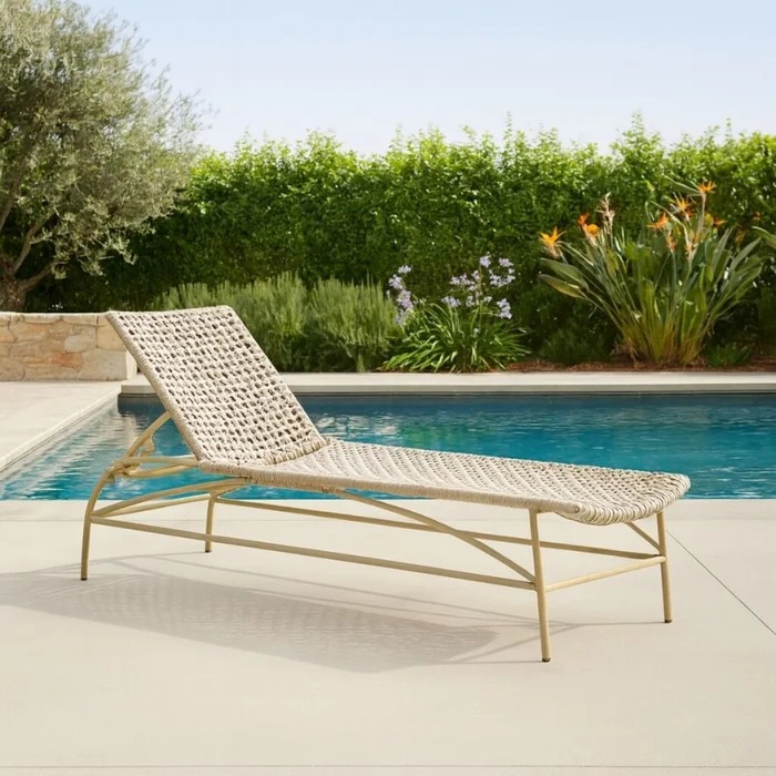 REPOSERA DE EXTERIOR ALMA BEIGE en Beige - Sillas, Uruguay | Viasono