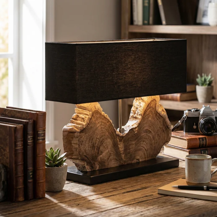 Lámpara de Mesa Nativo Slab Horizontal en Multicolor - Lámparas de mesa, Uruguay | La Perla, vista 2