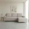 Rinconera Lucci - Tela Microfibra - Chaise derecho - Berlin 02 (Beige) en Beige - Sillones y sofás, Uruguay | NYR, vista 2 de 6