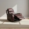 Poltrona Reclinable Cuero Marron Memphis Chocolate en Marrón - Sillones y sofás, Uruguay | Divino, vista 1 de 3