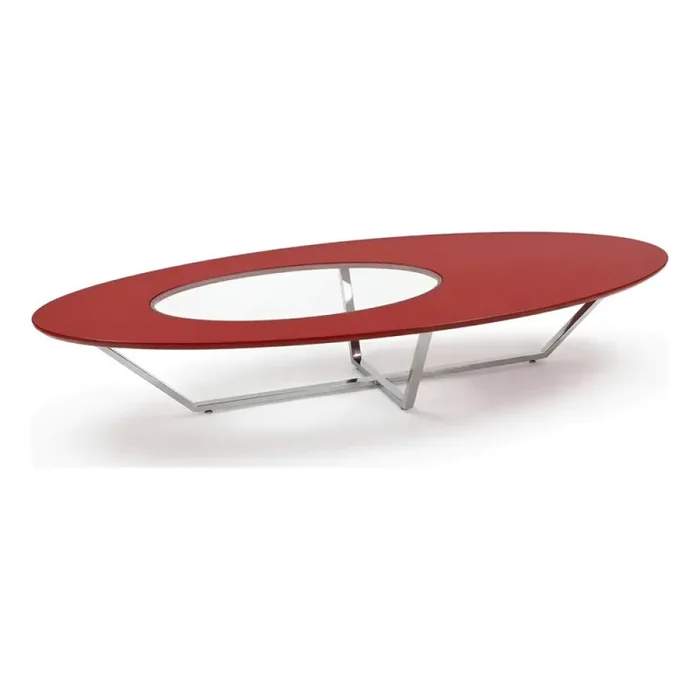 Mesa de centro ovalada - PRODUCTO CON DETALLES - en Rojo - Mesas de living, Uruguay | Champagne Home
