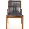 SILLA TRACO CUERDA NEGRA 56x62x85CM JATOBA - Muebles para el exterior, Uruguay | Vinibel, vista 4 de 4