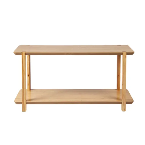 MESA TV CLAN - MADERA CINAMOMO en Madera natural - Muebles para TV, Uruguay | Champagne Home