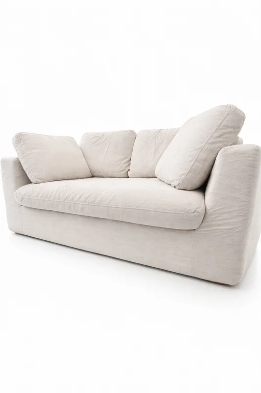 Sofá Lauren, 2 Cuerpos - Beige en Beige - Sillones y sofás, Uruguay | Indian, vista 3
