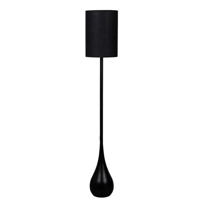 Lámpara De Pie Metal-y-tela Negro Xyf8073 en Negro - Lámparas de pie, Uruguay | Divino