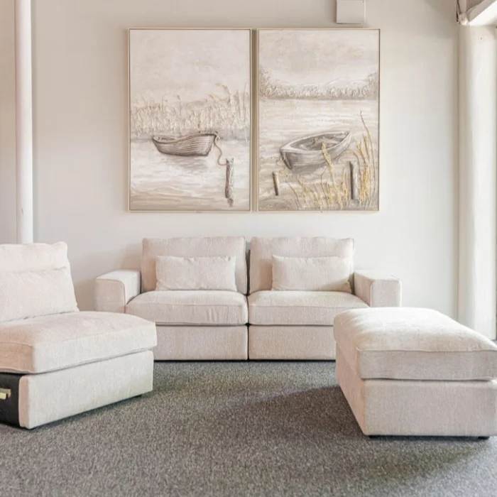 Sofá Treviso / Beige en Beige - Sillones y sofás, Uruguay | Fábrica Italiana, vista 3