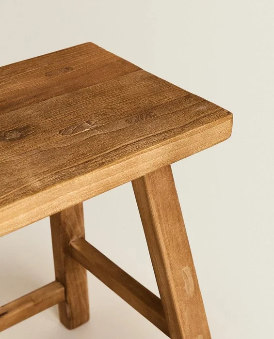 TABURETE DE MADERA OLMO - Sillas, Uruguay | Zara Home, vista 4