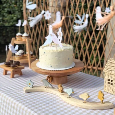 Pie de Torta alta triple fleco– 30cm - Decoración, Uruguay | Dreams On Time, vista 9