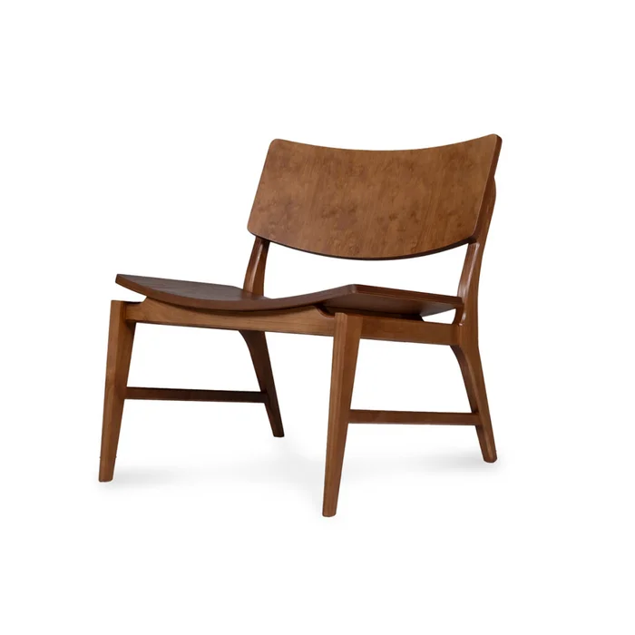 Butaca Zoe Eco - Laminada - Nogal en Beige - Butacas, banquetas y puffs, Uruguay | Nyr