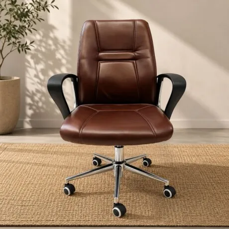 Silla De Oficina Concept - Chocolate en Marrón - Escritorios y sillas de escritorio, Uruguay | Aihaus